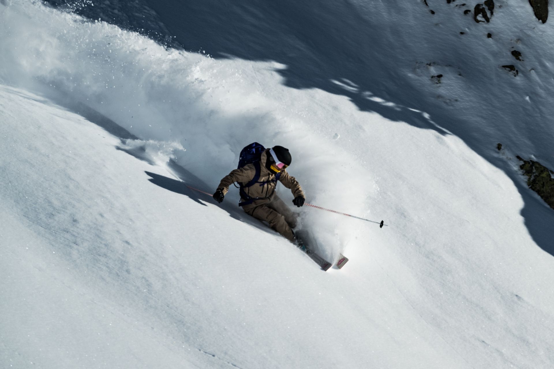 Giulia Monego downhill turn